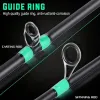 180 Cm-70.86 Inch 4 Section Fiberglass Spinner Baitcasting Fishing Rod M Tone Fish Pole Carp Fishing Tackle Accessories
