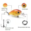 5 pcs Fishing Lures Set Hard Body Lures with Treble Hook