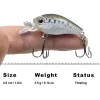 5 pcs Fishing Lures Set Hard Body Lures with Treble Hook