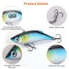 383 Pcs Fishing Lures Tackle Box Bass Fishing Animated Lure Crankbaits Spinnerbaits Soft Plastic Worm Saltwater Freshwater Fishing Kit