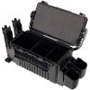 Dual-layer Fishing Tackle Box, Tackle Box Organizer Fishing Box Large, With 2pcs Rod Holder, 2pcs Cup Holder,1pc Carrying Strap, Army Green