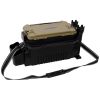 Dual-layer Fishing Tackle Box, Tackle Box Organizer Fishing Box Large, With 2pcs Rod Holder, 2pcs Cup Holder,1pc Carrying Strap, Army Green