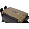 Dual-layer Fishing Tackle Box, Tackle Box Organizer Fishing Box Large, With 2pcs Rod Holder, 2pcs Cup Holder,1pc Carrying Strap, Army Green