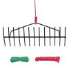 24 in Aquatic Weed Rake, 8.7 in Double Sided Lake Weed Rake, Pond Weeds Cutter with 30ft Rope, Tie Hole, No Assembly Required