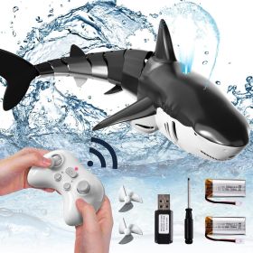 2.4Ghz Remote Control Shark Toys for Boys Kids, 1:18 Scale High Simulation Shark for Pool