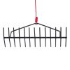 24 in Aquatic Weed Rake, 8.7 in Double Sided Lake Weed Rake, Pond Weeds Cutter with 30ft Rope, Tie Hole, No Assembly Required