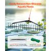 32 in Aquatic Weed Rake, 6.3 in Double Sided Lake Weed Rake, Lightweight Pond Weeds Cutter with 30ft Rope, No Assembly Required