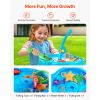 Water Table for Toddlers, Kids Activity Sensory Table, Fish 'n Splash Water Playset with 9PCS Toy Accessories