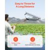32 in Aquatic Weed Rake, 6.3 in Double Sided Lake Weed Rake, Lightweight Pond Weeds Cutter with 30ft Rope, No Assembly Required