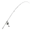 Rod/Reel Combo, IM6 Fiberglass and Carbon Fiber with 6.5 ft 2-Piece Rods, 6+1 Ball Bearings Reel, Stainless Steel Guides, Ceramic Rings