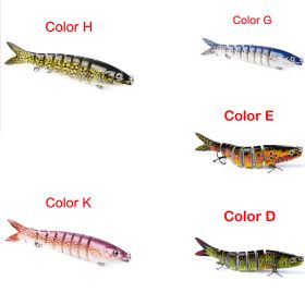 Pike Fishing Lures Artificial Multi Jointed Sections Hard Bait Trolling Pike Carp Fishing Tools (Option: 5 Pcs Set A)
