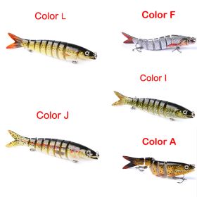 Pike Fishing Lures Artificial Multi Jointed Sections Hard Bait Trolling Pike Carp Fishing Tools (Option: 5 Pcs Set B)