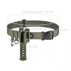 1 piece Fishing Waist Belt With Adjustable Wading Belt Buckle; Rod Holder For Men Fishmen Outdoor
