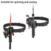 1 piece Fishing Waist Belt With Adjustable Wading Belt Buckle; Rod Holder For Men Fishmen Outdoor