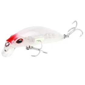 1 Pcs Lifelike Luminous Minnow Winter Fishing Lures 70mm/11g Hard Artificial Bait Fish Tackle Crankbaits Fishing Accessories (Color: 6)