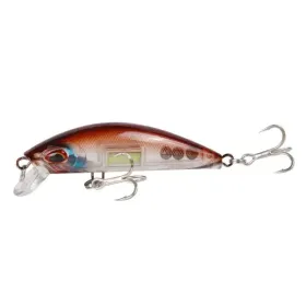 1 Pcs Lifelike Luminous Minnow Winter Fishing Lures 70mm/11g Hard Artificial Bait Fish Tackle Crankbaits Fishing Accessories (Color: 7)
