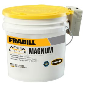 Frabill Magnum Bucket (Option: W/Aerator, Size: 4.25 Gals - 9")