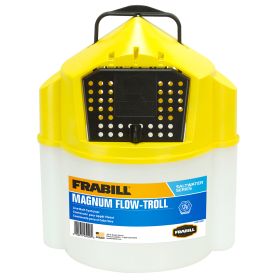 Frabill Magnum Flow Troll® Bucket (Color-Type: Shrimp, Size: 10 Qt)