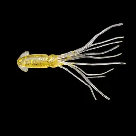 10 Pcs Simulation Small Squid Freshwater Lure Soft Bait; Various Colors Available (Color: Golden)