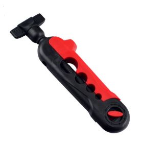 Fishing Tools Portable Fishing Line Winder Reel Line Spooler Machine Spinning & Baitcasting Reel Spooling Fishing Equipment (Color: Black Red)