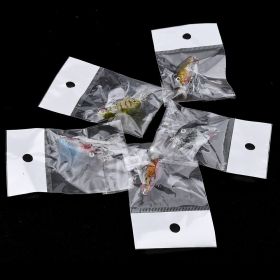 5 pcs Fishing Lures; Artificial Hard Crankbait With 3D Eyes For Freshwater And Saltwater (Quantity: 5 Pcs With OPP Bag)