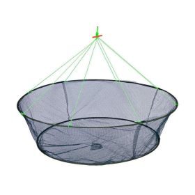 Portable Folding Casting Cage Crab Net; Fishing Net; Fishing Gear For Outdoor Fishing Shrimping Crabbing (Size: Caliber 100cm Bottom Diameter 80cm)