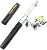 Fishing Rod Reel Combo Mini Pen Fishing Pole Kit Telescopic Fishing Rod Spinning Reel Combo Kit