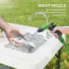 Folding Fish Cleaning Table with Sink, Portable Camping Table with Faucet, Drainage Hose, Sprayer and Shelf, White - (D0102X3JY8W)