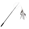 Funny cat stick 1.8m super long carbon fiber fishing rod scratch resistant feather cat toy pet supplies