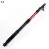 Small And Portable Telescopic Sea Pole Fishing Rod Fiberglass 2.4M - (D01027HXDHU)