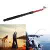 Small And Portable Telescopic Sea Pole Fishing Rod Fiberglass 2.4M - (D01027HXDHU)
