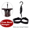 UPGRADE Fishing Waders for Men and Women with Boots Waterproof;  Nylon Chest Wader with PVC Boots & Hanger Brown